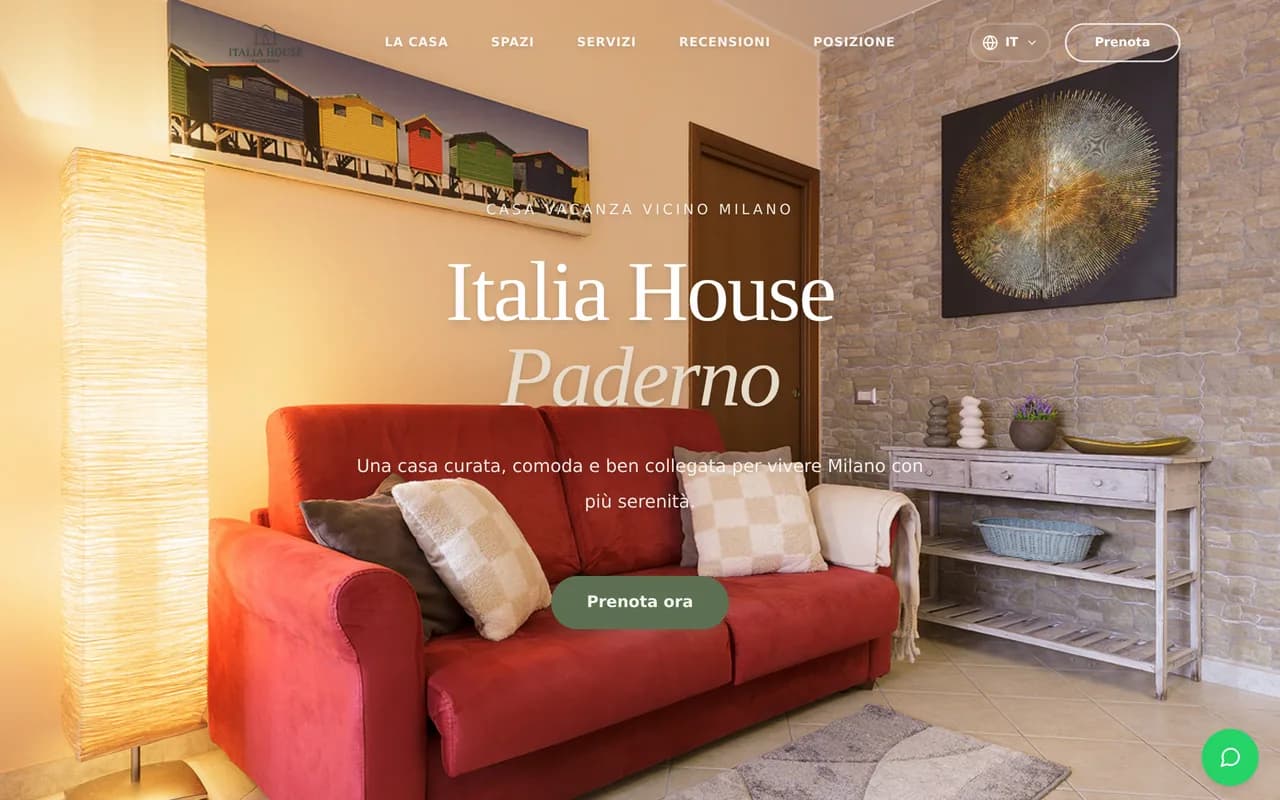 Italia House Paderno — homepage